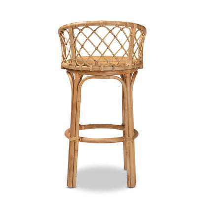 bali & pari - Orchard Bar Stool in Natural Brown - Orchard-Rattan-BS view 4