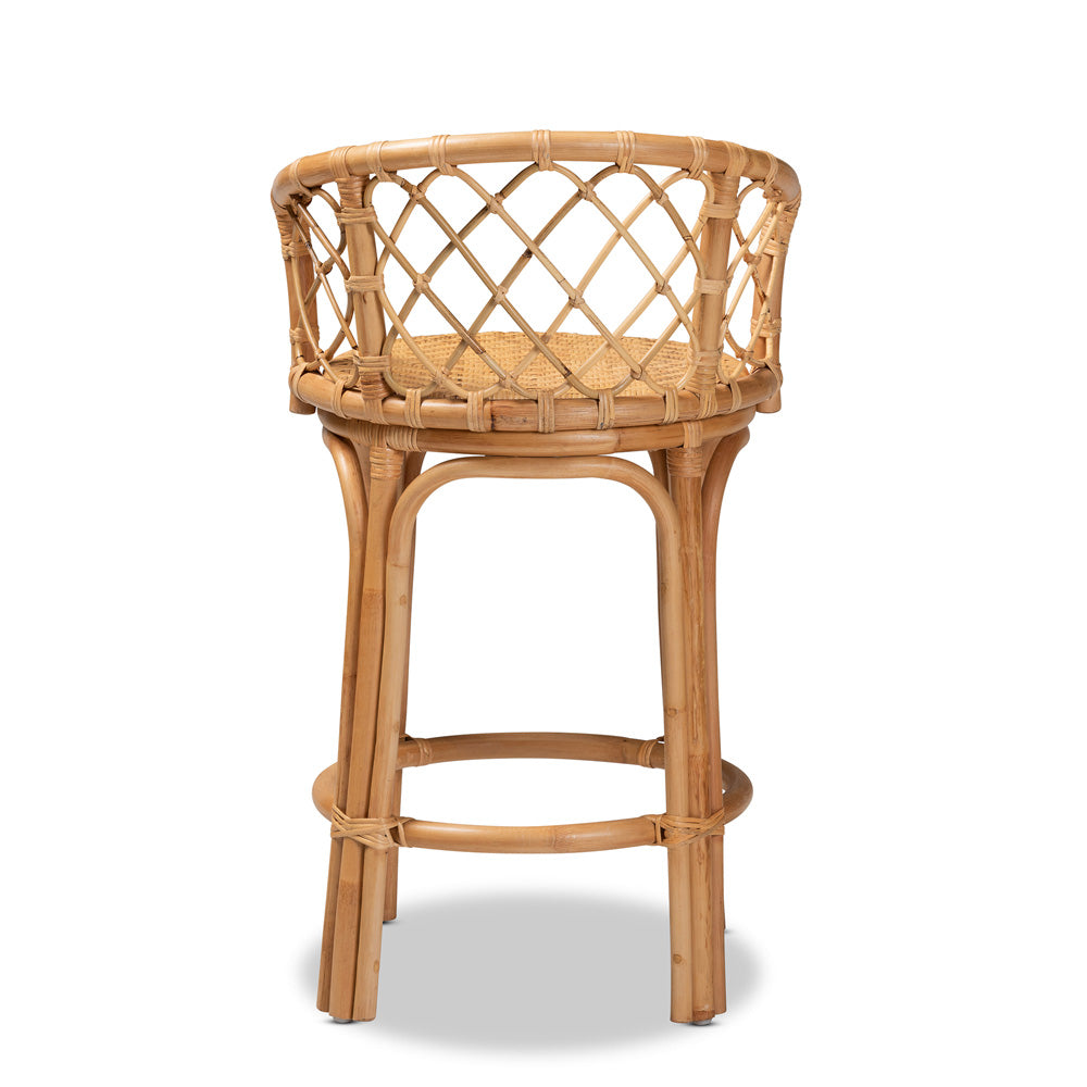 bali & pari - Orchard Counter Stool in Natural Brown - Orchard-Rattan-CS view 4