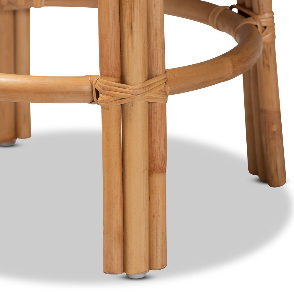 bali & pari - Orchard Counter Stool in Natural Brown - Orchard-Rattan-CS view 6