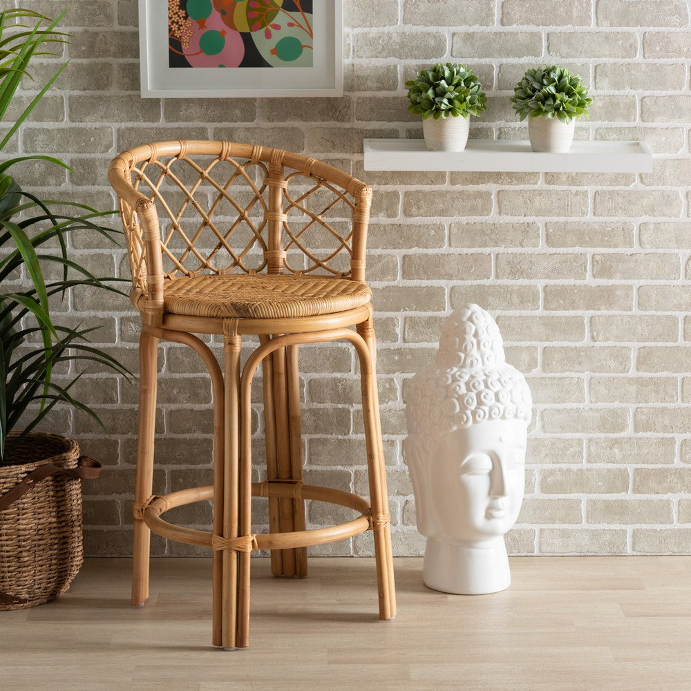 bali & pari - Orchard Counter Stool in Natural Brown - Orchard-Rattan-CS view 8