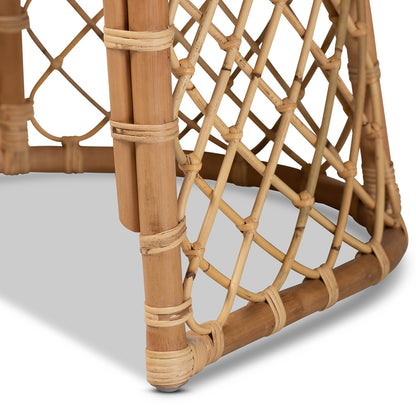 bali & pari - Orchard Dining Chair in White/Natural Brown - Orchard-Rattan-DC view 6