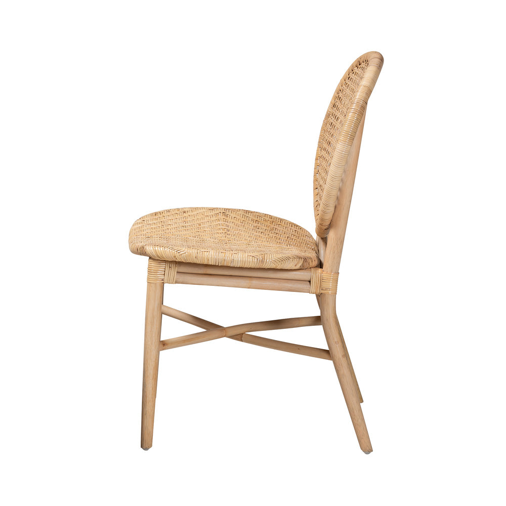bali & pari - Osaka Dining Chair in Natural Brown - Osaka-Natural-DC view 3