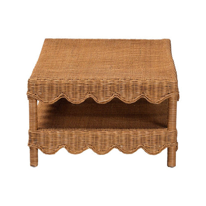 bali & pari - Oteria Coffee Table in Light Honey - Palm Short-Light Honey Rattan-CT view 3