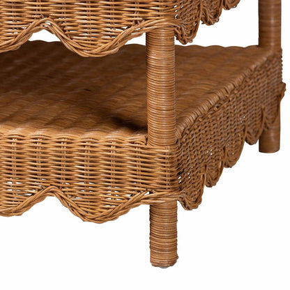 bali & pari - Oteria Coffee Table in Light Honey - Palm Short-Light Honey Rattan-CT view 4