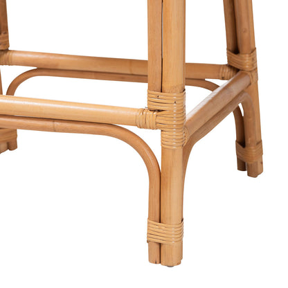 bali & pari - OttisCounter Stool in Light Honey - Ottis-Rattan/Light Honey-Cushion-CS view 6