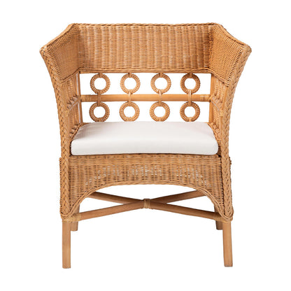 bali & pari - Oxford Arm Chair in Light Honey - Oxford-Light Honey Rattan-CC view 2