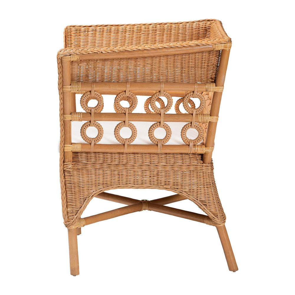 bali & pari - Oxford Arm Chair in Light Honey - Oxford-Light Honey Rattan-CC view 3