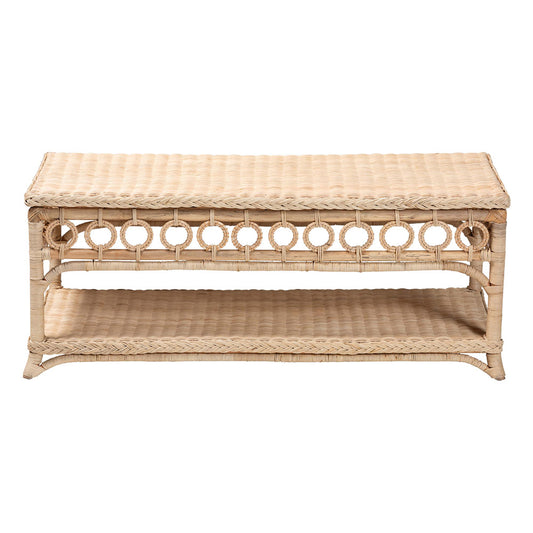 bali & pari - Oxford Coffee Table in Natural - WS121-Natural-Rattan-CT view 2