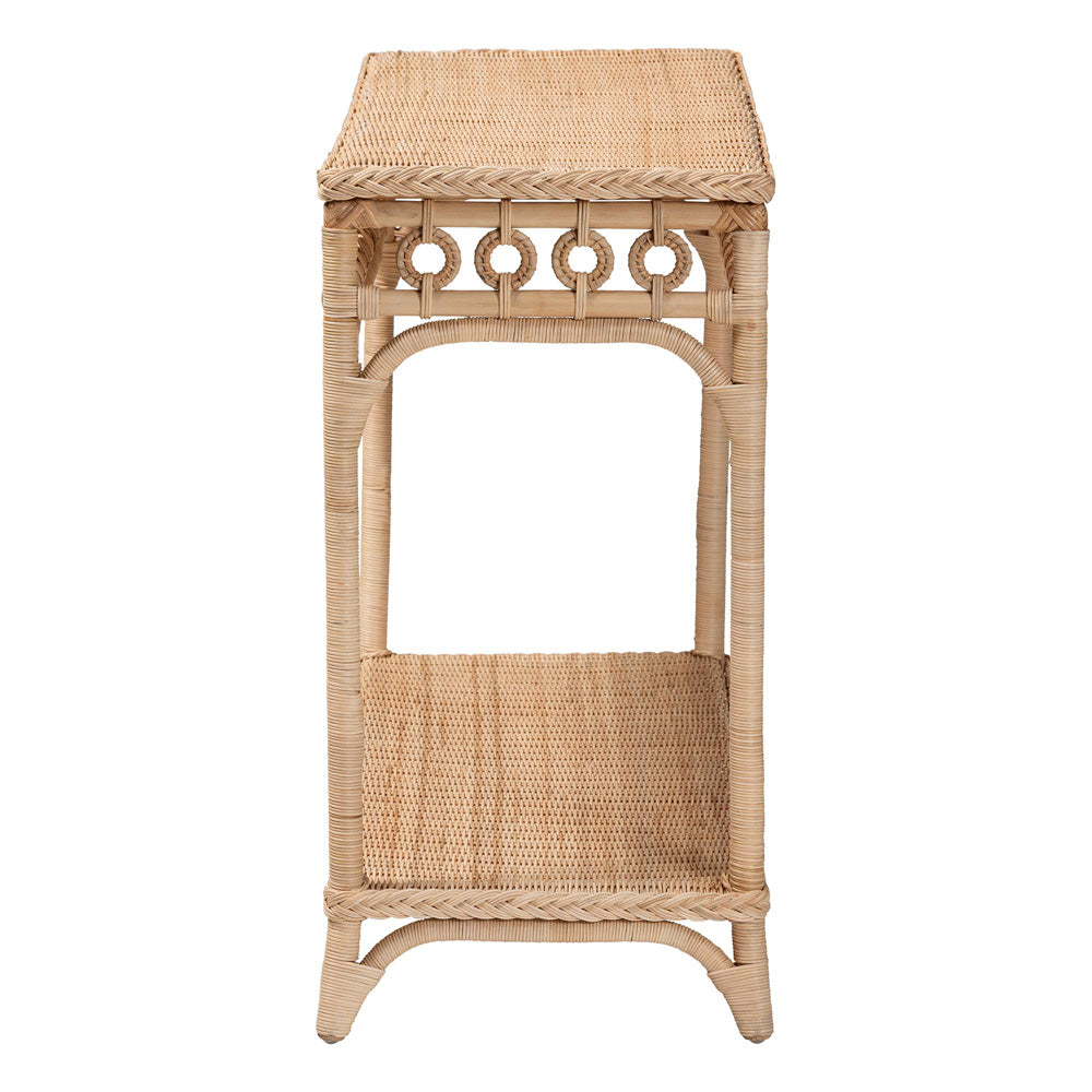bali & pari - Oxford Console Table in Natural Brown - WS120-Natural-Rattan-Console Table view 3
