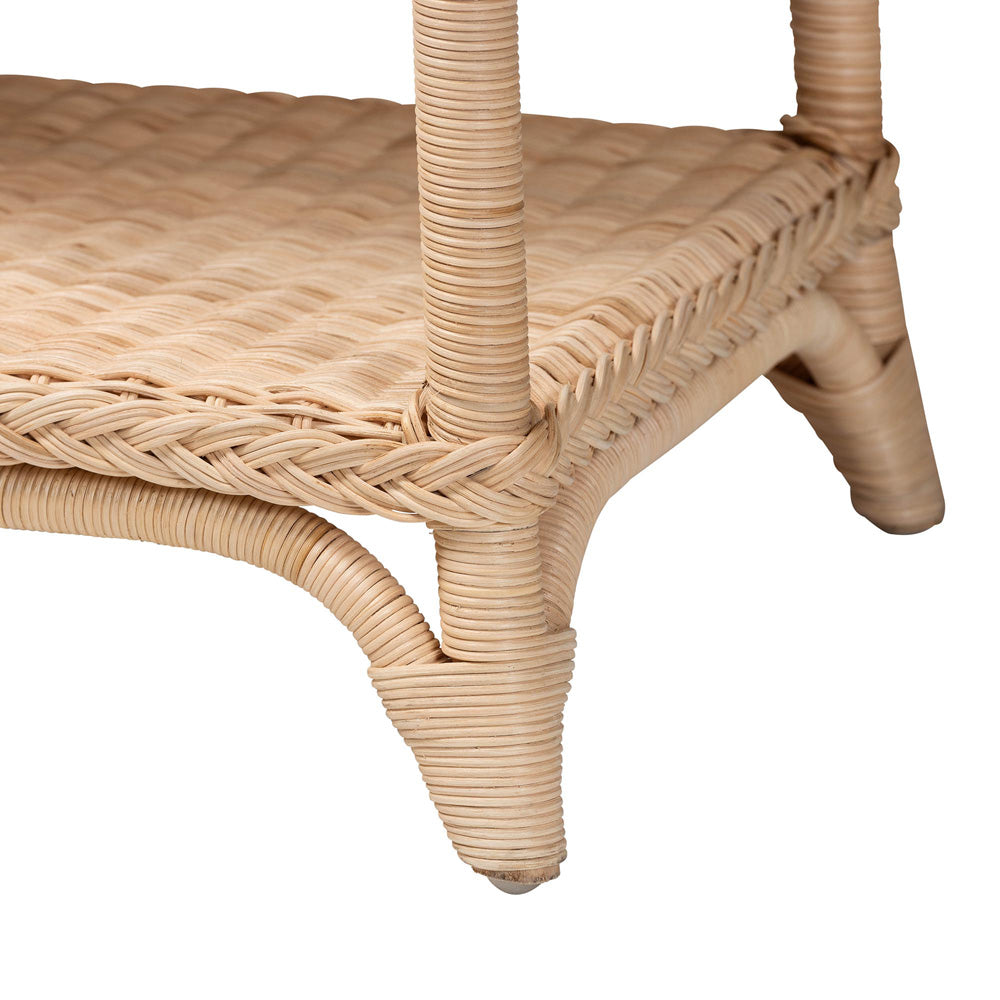 bali & pari - Oxford Console Table in Natural Brown - WS120-Natural-Rattan-Console Table view 5