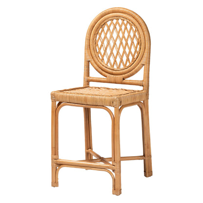 bali & pari - Oxford Counter Stool in Light Honey - Oxford-Light Honey Rattan-CS view 1