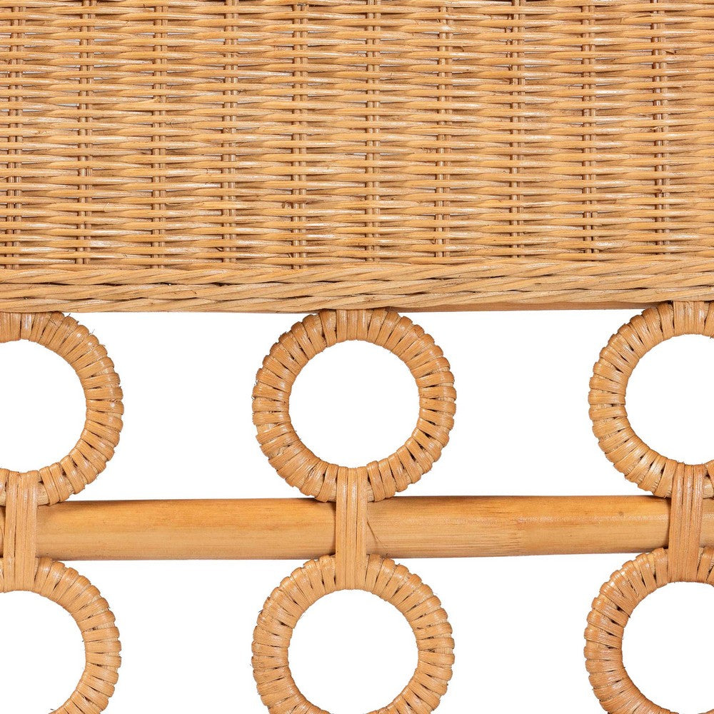 bali & pari - Oxford Dining Bench in Light Honey - Oxford-Light Honey Rattan-Arm-Bench view 7