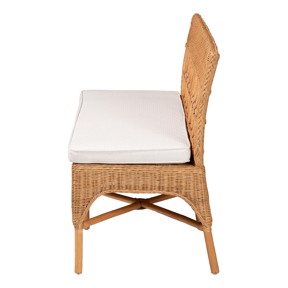 bali & pari - Oxford Dining Bench in Light Honey - Oxford-Light Honey Rattan-Armless-Bench view 3