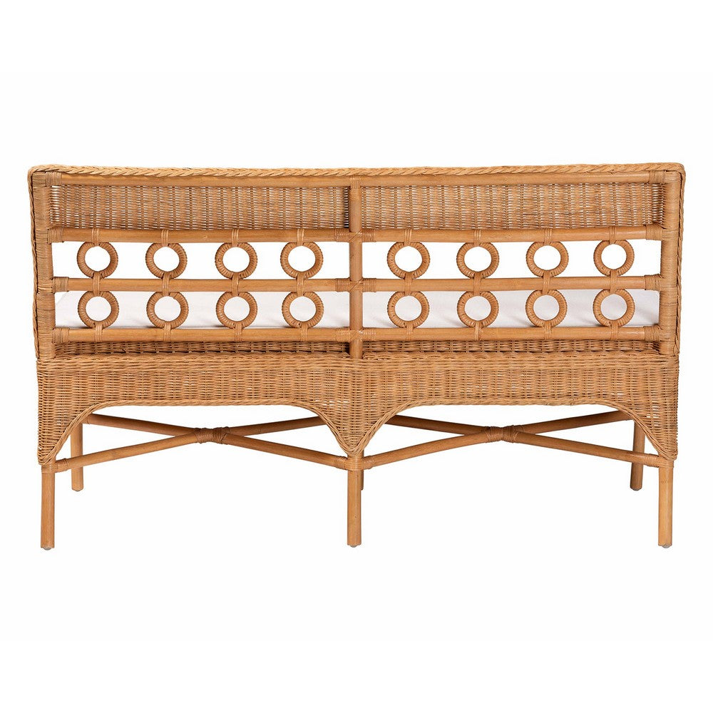 bali & pari - Oxford Dining Bench in Light Honey - Oxford-Light Honey Rattan-Armless-Bench view 4