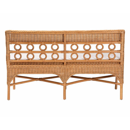 bali & pari - Oxford Dining Bench in Light Honey - Oxford-Light Honey Rattan-Armless-Bench view 4