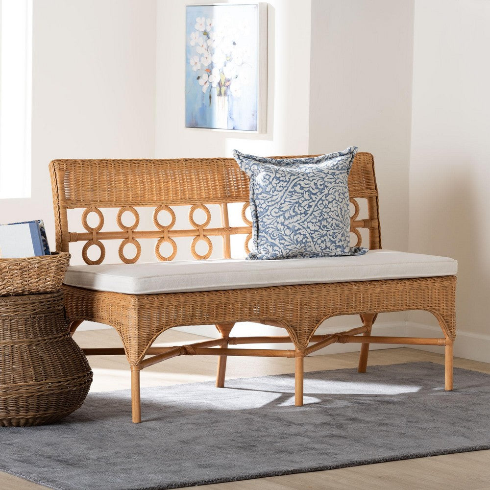 bali & pari - Oxford Dining Bench in Light Honey - Oxford-Light Honey Rattan-Armless-Bench view 8