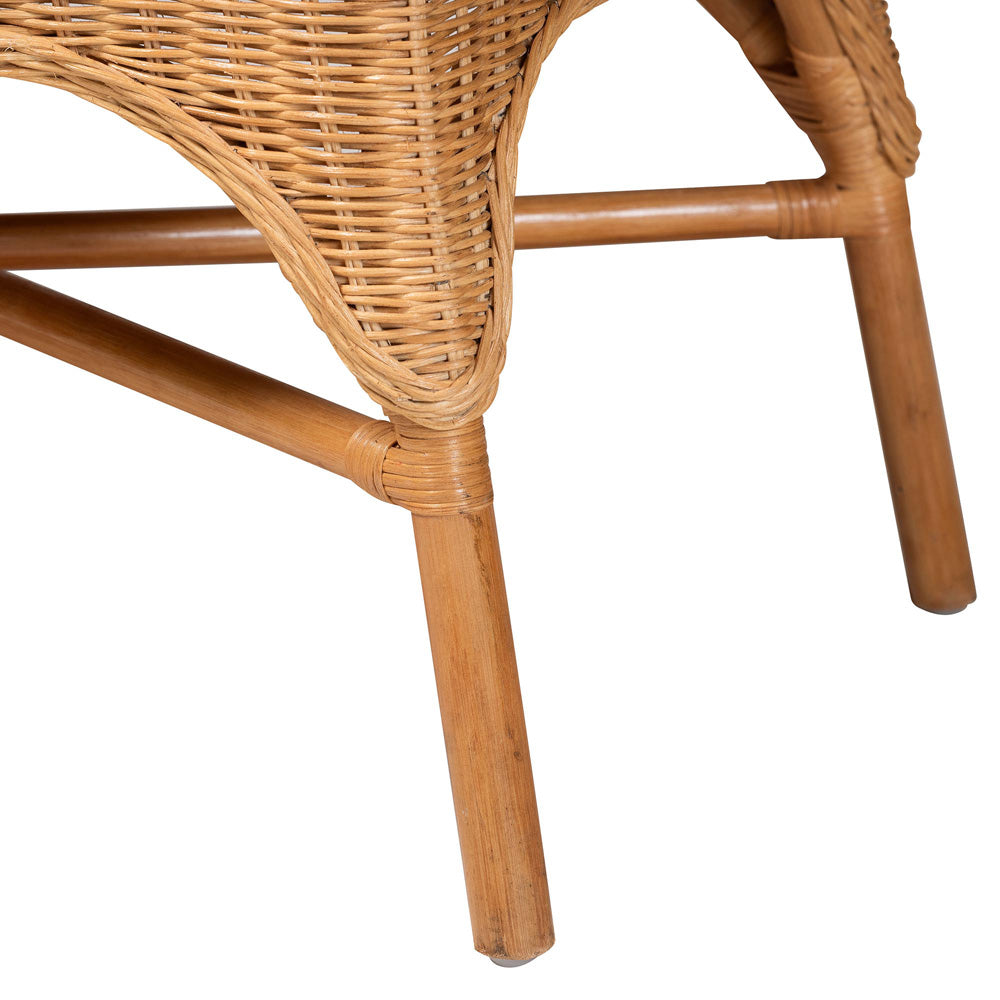 bali & pari - Oxford Set of 2 Corner Benches in Light Honey - Oxford-Light Honey Rattan-2PC Bench Set view 5
