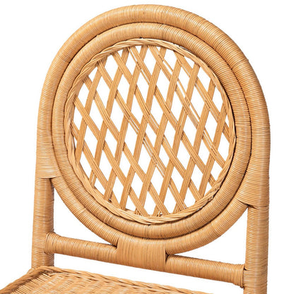 bali & pari - Oxford Set of 2 Dining Chairs in Light Honey - Oxford-Light Honey Rattan-DC view 4