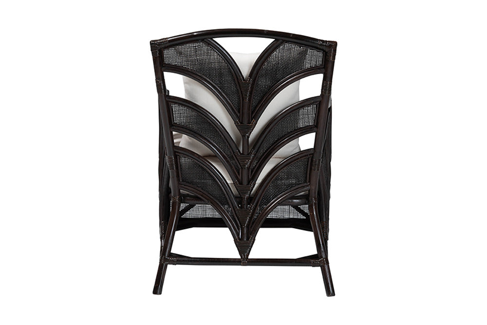 bali & pari - Paden Arm Chair - Paden-Rattan/Coffee Bean-Cushion-CC view 4