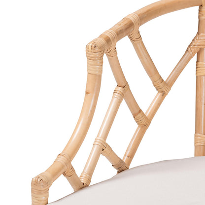 bali & pari  - Padma Dining Chair in Natural - Padma-Natural/Rattan-Cushion-DC view 5