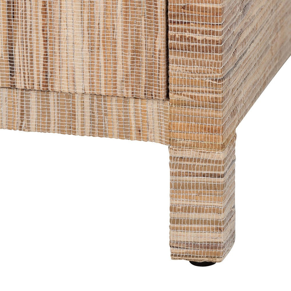 bali & pari - Paine Nightstand in Natural - Paine-Natural Woven Grasscloth-NS view 7