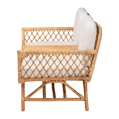 bali & pari - Pakis Sofa in Natural Rattan - Pakis-Light Honey-Sofa view 3