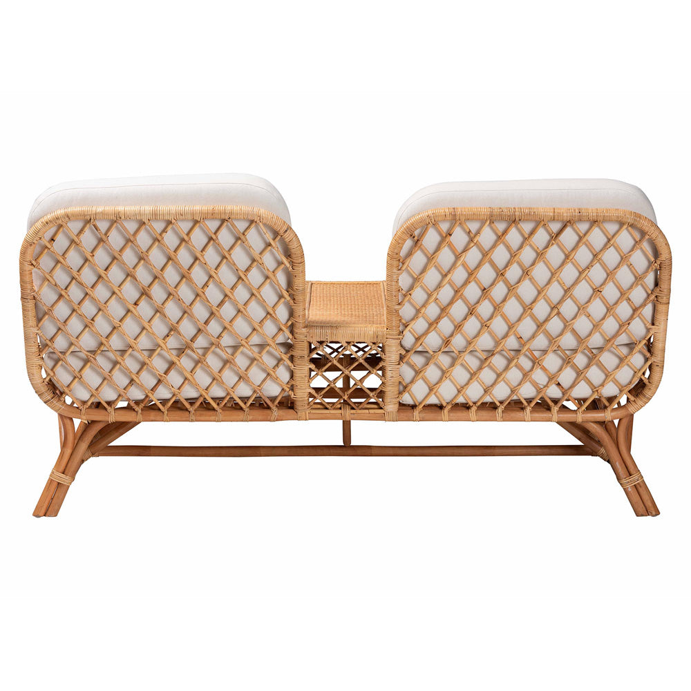 bali & pari - Pakis Sofa in Natural Rattan - Pakis-Light Honey-Sofa view 4