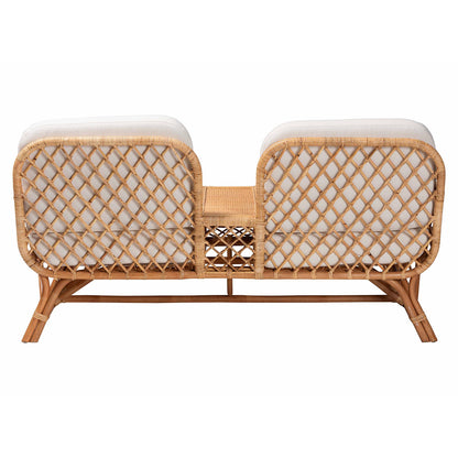 bali & pari - Pakis Sofa in Natural Rattan - Pakis-Light Honey-Sofa view 4