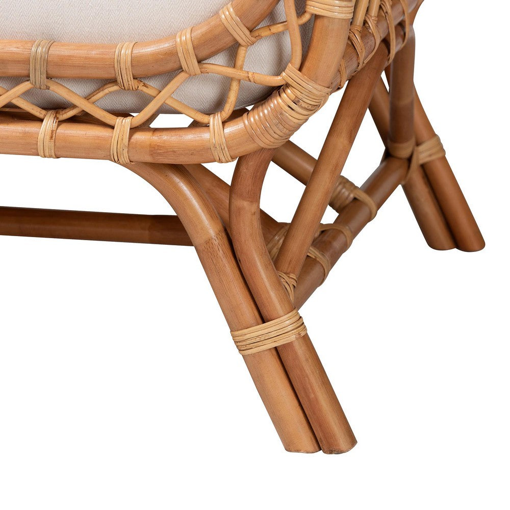 bali & pari - Pakis Sofa in Natural Rattan - Pakis-Light Honey-Sofa view 7