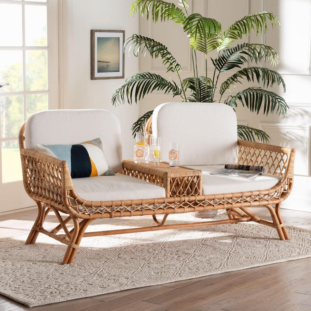 bali & pari - Pakis Sofa in Natural Rattan - Pakis-Light Honey-Sofa view 9
