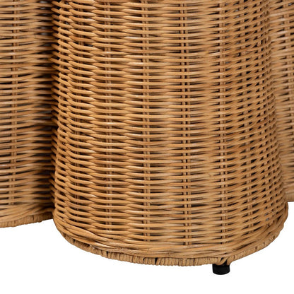 bali & pari - Palm Console Table in Light Honey - Palm-Small-Light Honey Rattan-Console Table view 6