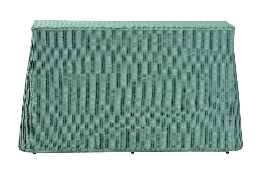 bali & pari - Palm Console Table - Palm-Green Rattan-Console Table view 4