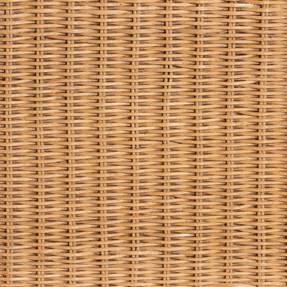 bali & pari - Palm Ottoman in Light Honey - Palm-Light Honey Rattan-Rectangle Ottoman w/ Cushion view 6