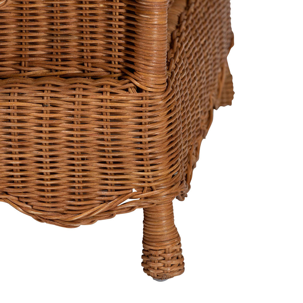 bali & pari - Papina Pet Bed in Light Honey - DC1122-Natural Rattan-Lg-Cushion-Pet Bed view 5