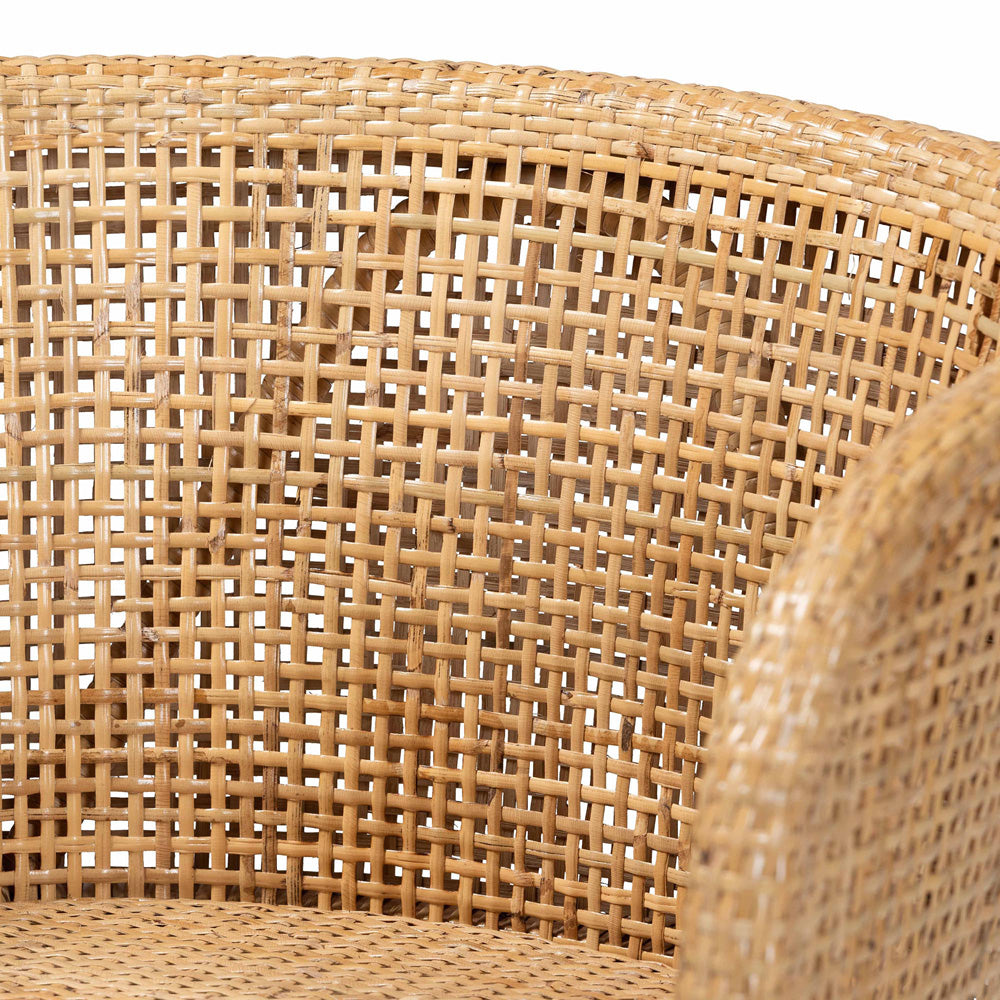 bali & pari - Papua Dining Chair in Natural Brown/Walnut Brown - Papua-Wood/Natural-DC view 5