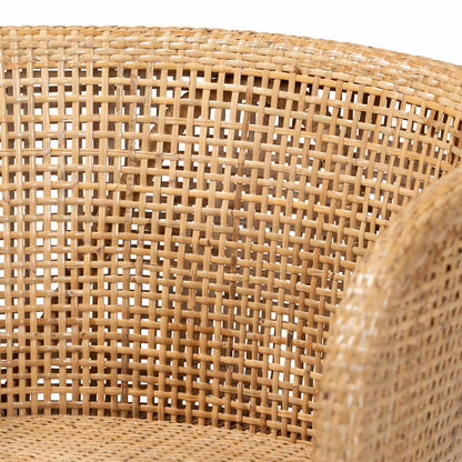 bali & pari - Papua Dining Chair in Natural Brown/Walnut Brown - Papua-Wood/Natural-DC view 5