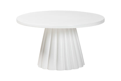 bali & pari  - Parvana Coffee Table - Parvana-White Resin-CT view 1