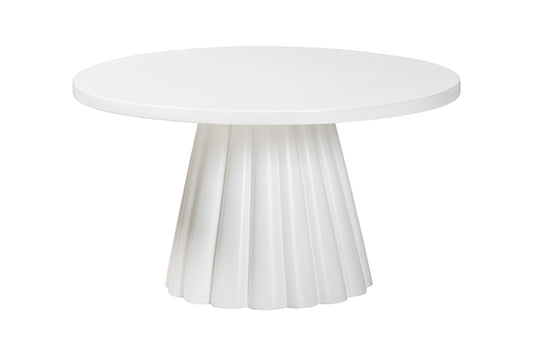 bali & pari  - Parvana Coffee Table - Parvana-White Resin-CT view 1