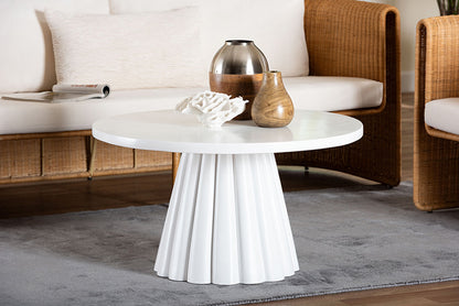 bali & pari  - Parvana Coffee Table - Parvana-White Resin-CT view 5