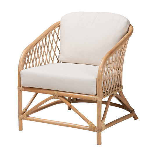 bali & pari - Patsy Chair in White/Natural Brown - DC8038-Rattan-CC view 1
