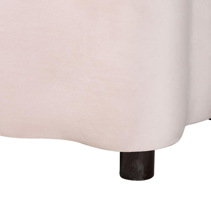 bali & pari - PaulinaBench in Light Pink/Black - BBT3246-Light Pink Velvet-Storage-Bench view 7