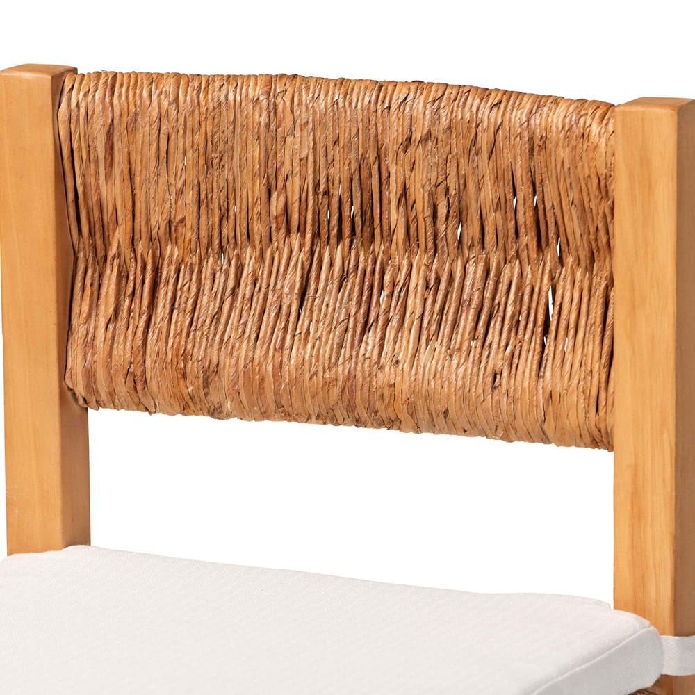 bali & pari - Pava Bar Stool in Honey/Natural Brown - MD-39883-Honey Wooden-Cushion-BS view 5