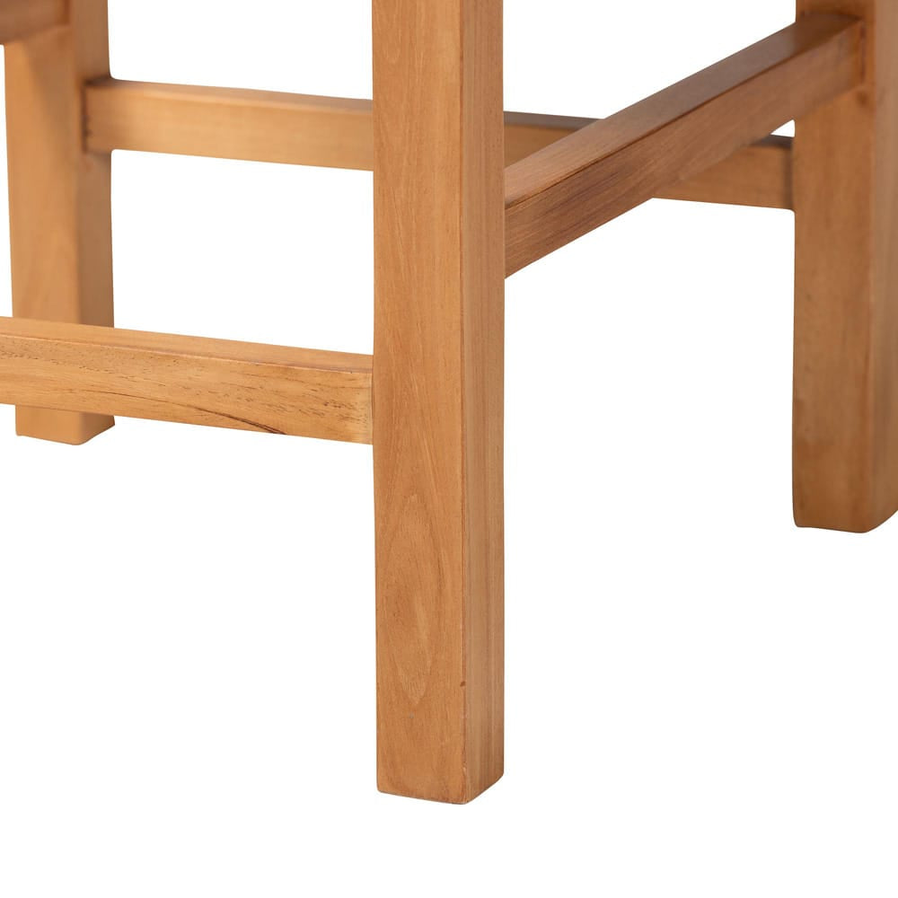bali & pari - Pava Counter Stool in Honey/Natural Brown - MD-39882-Honey Wooden-Cushion-CS view 6