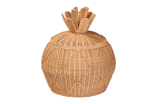 bali & pari - Pelham Basket - WS253-Small-Natural Rattan-Basket view 1