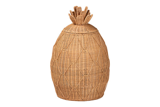 bali & pari - Pelham Basket - WS254-Large-Natural Rattan-Basket view 1