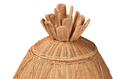 bali & pari - Pelham Basket - WS254-Large-Natural Rattan-Basket view 3
