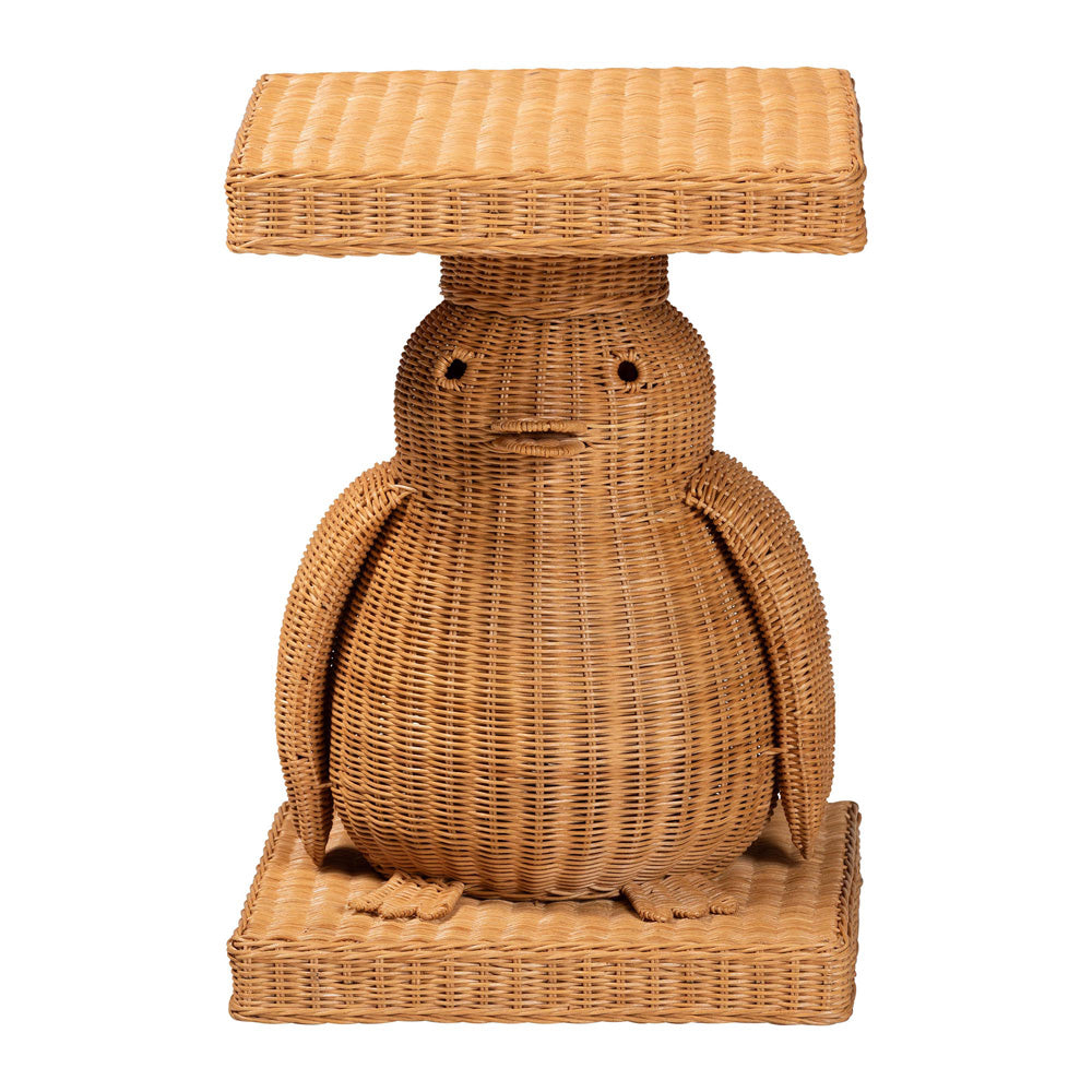 bali & pari - PembrokeEnd Table in Light Honey - Penguin-Natural Rattan-ET view 2