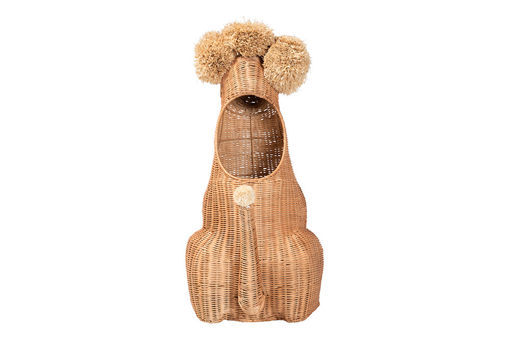 bali & pari - Persis Umbrella Holder - WS245-Honey Ada-Rattan-Umbrella Holder view 5