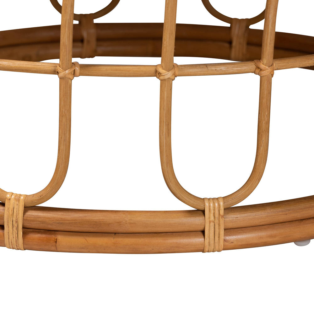 bali & pari - Phoenix Coffee Table in Light Honey - Phoenix-Light Honey Rattan-CT view 3