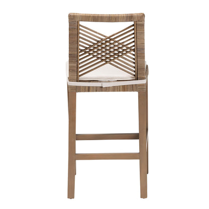 bali & pari - Poltak Counter Stool in Kubu Grey/Rustic Taupe - Poltak-Grey Natural-CS view 4